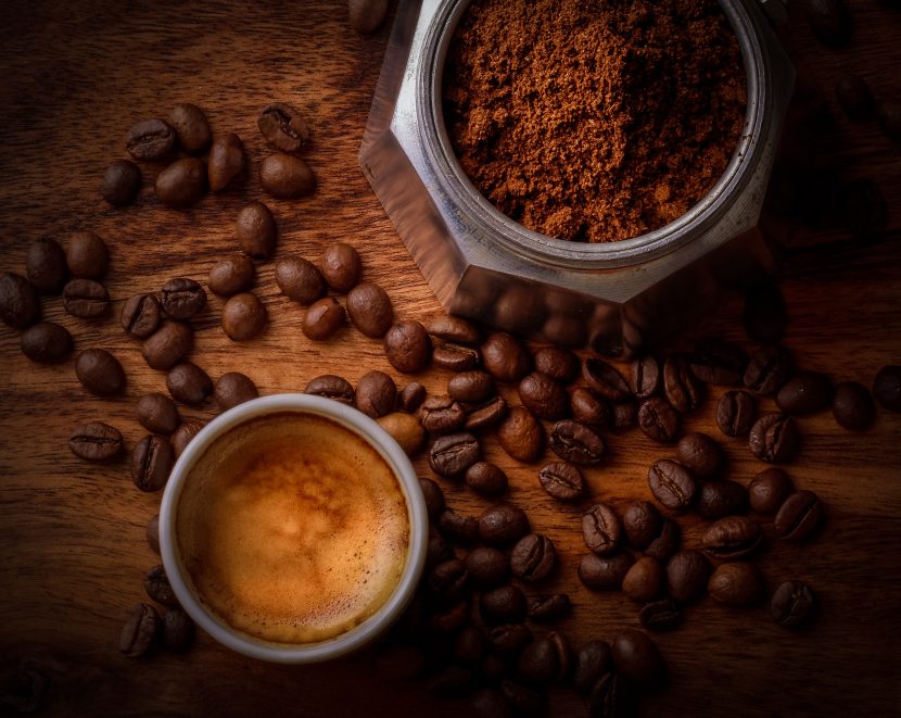 With dyspraxia and ADHD comes a bigger risk of anxiety - coffee cup and beans