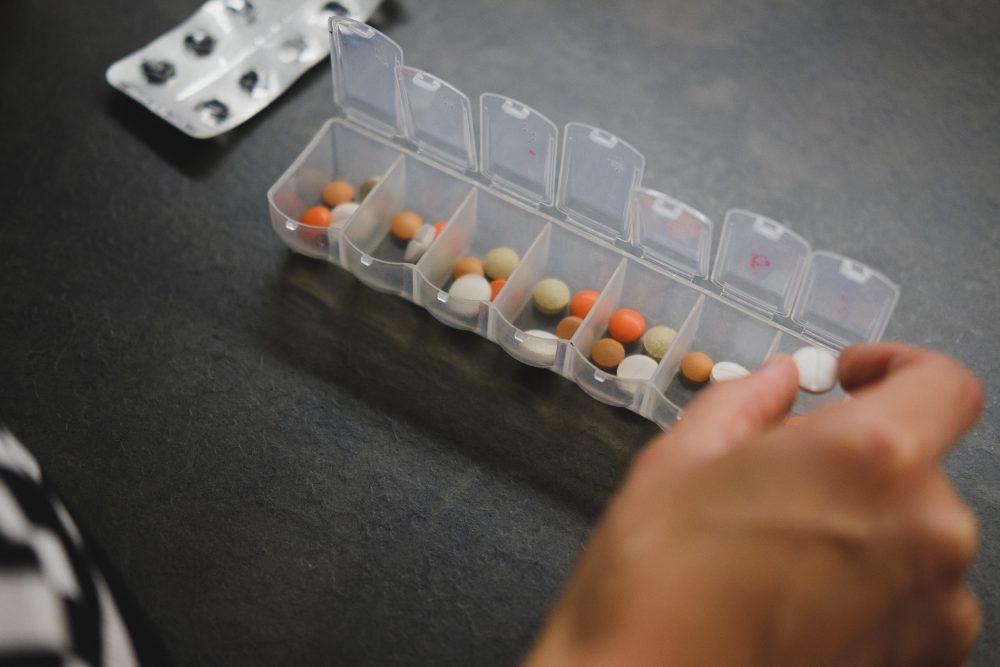 Vitamins in a box