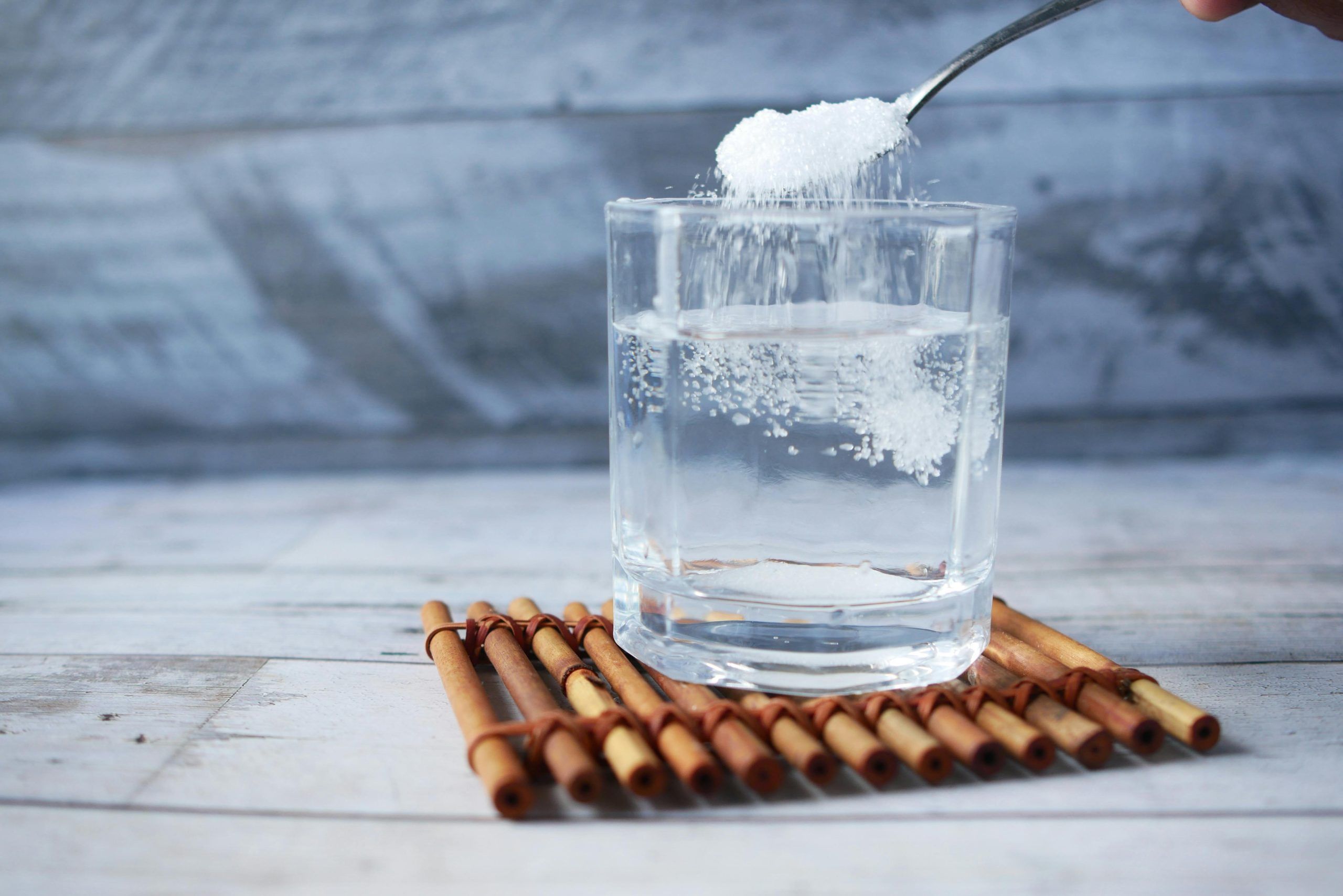 glass of iced water